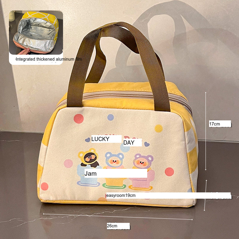 MI XIAOXIAO Aisling Insulated Waterproof Lunchbox Bag for Students from MI XIAOXIAO