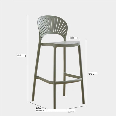 NIYE Tamsin Sleek Stackable Bar Stool from NIYE