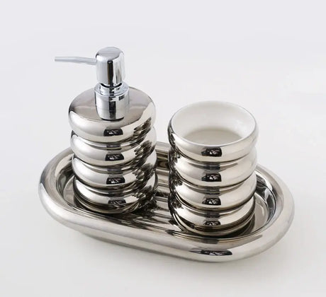 LENYVASEN Esme Elegant Bathroom Wash Cup Set from LENYVASEN