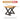 WEIMEI Takasaki Elegant Iron-Wood Dining Table Set from WEIMEI