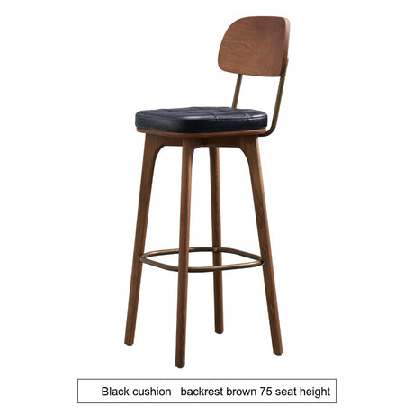 NIYE Elysia Chic Natural Wood Footstool from NIYE