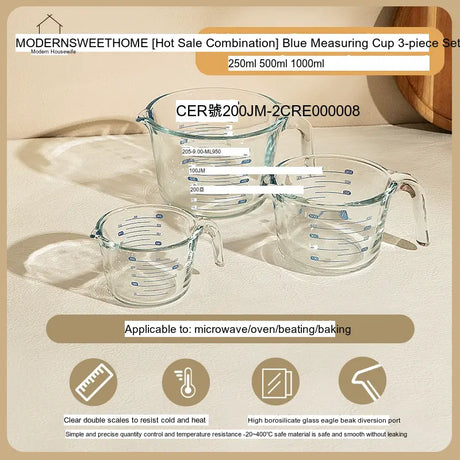 MH Alhambra Ultra-Precise Heat-Resistant Measuring Cup Set from MH