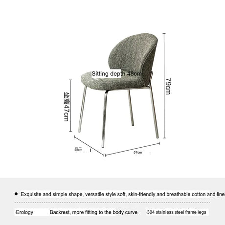SOOGOOD Lichtenstein Elegant Shell Dining Chair from SOOGOOD
