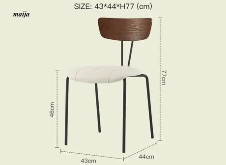 LAZYSPACE Benjamin Industrial Wind Dining Chair from LAZYSPACE