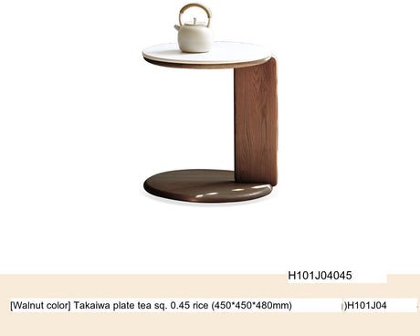 GENJI Isadora Elegant Nordic Solid Wood Tea Table from GENJI