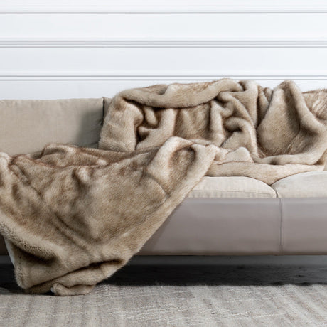 Imitation Fur Sofa Blanket from maija