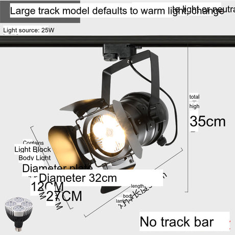 MODENG Spotlight Industrial Retro Ceiling Bar Light from MODENG