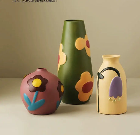 NICEMOON Theo Nordic Morandi Ceramic Vase from NICEMOON