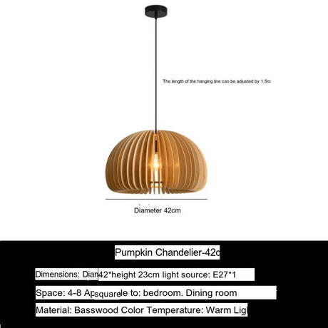 BOJI Takumi Rustic Elegant Wooden Ceiling Lamp from BOJI