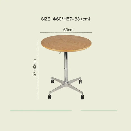 LAZYSPACE Zoey Solid Wood Lift Table from LAZYSPACE