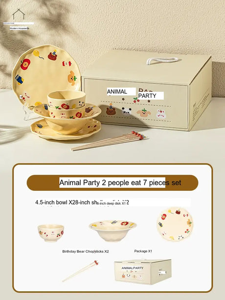 MH Elowen Stylish Tableware Set - Dinner Plate Gift Box from MH