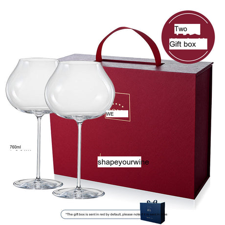 RONA Czech Burgundy Red Wine Glass from RONA