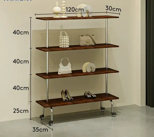 SM Liam Black Shoes and Clothing Stand from SM