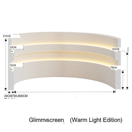 SHIBA Takashiro Illuminated Mobile Partition Screen from SHIBA