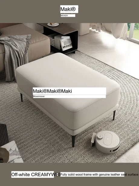 MOXER Lichtenstein Versatile Colorful Leather Stool from MOXER