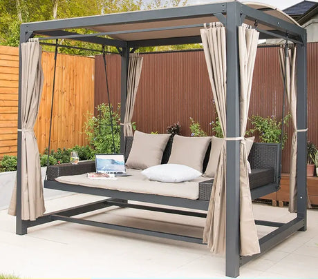 MOJIA Adalyn Hanging Swing Chair for Elegant Garden Seating from MOJIA