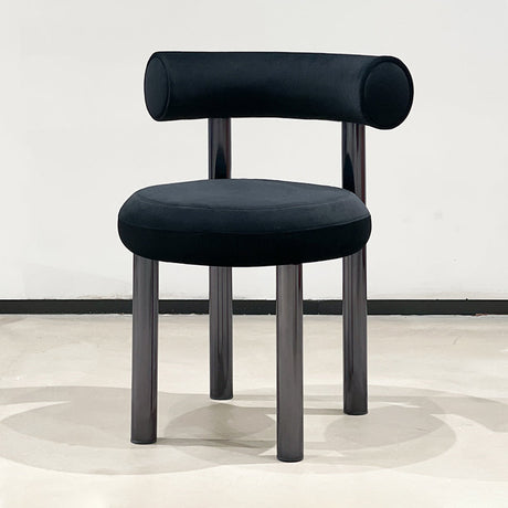 SOOGOOD Zenobia Minimalist Chubby Chair Stainless Steel Study Chair from SOOGOOD