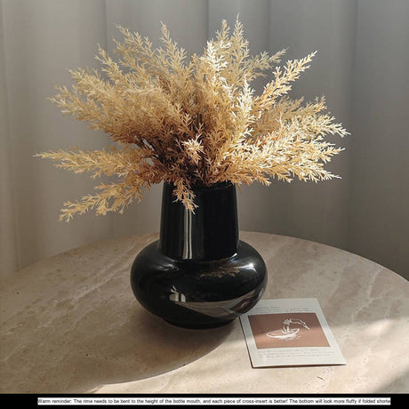 LIVETAI Aveline Elegant Round Ceramic Vase - Luxury Living Room Decor from LIVETAI