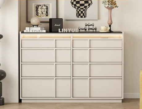 LINYUE Theo Wabi-Sabi Antique Solid Wood Drawer Cabinet from LINYUE