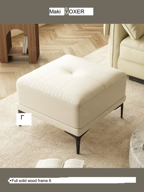 MOXER Elowen Luxe Solid Wood Latex Footstool from MOXER