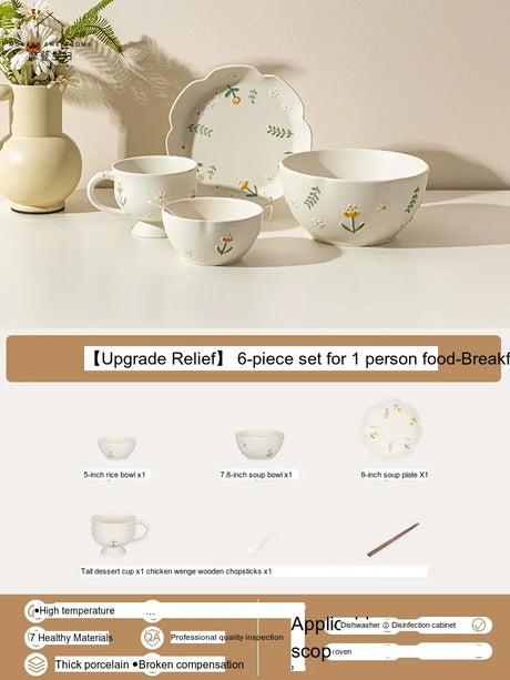 MH Elowen Vibrant Ceramic Chopstick Set from MH