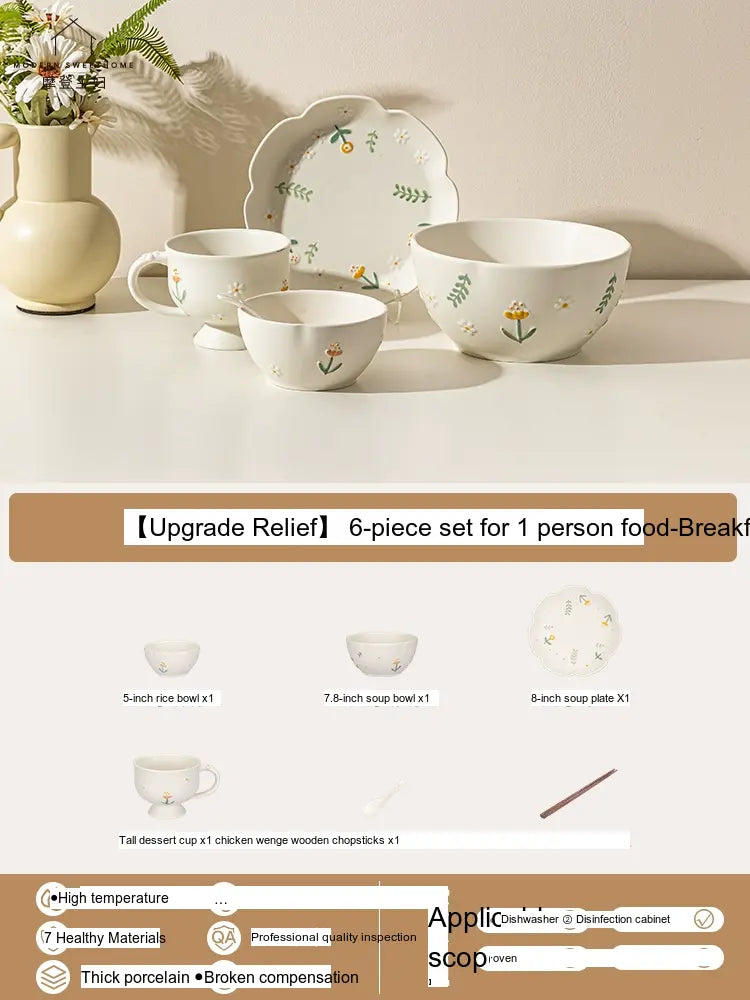 MH Elowen Vibrant Ceramic Chopstick Set from MH