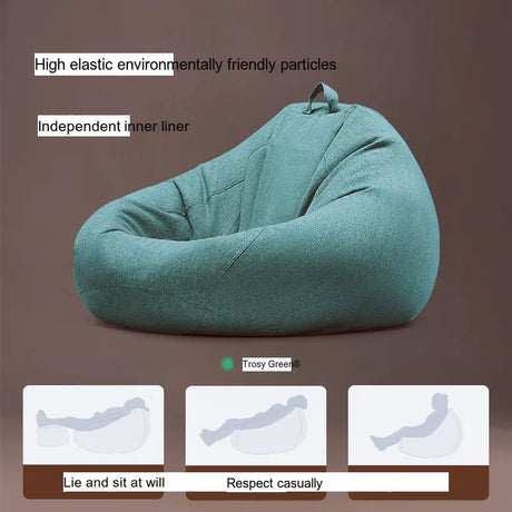LEDONG Araceli Cozy Tatami Bean Bag Lounge Chair from LEDONG