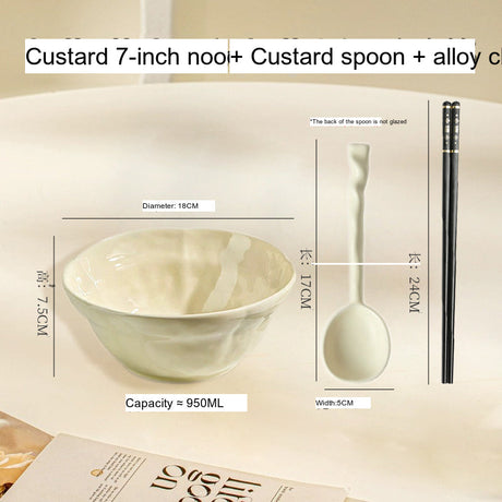 MOSE Creamy Ceramic Ramen Bowl from MOSE