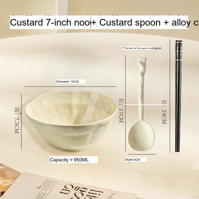 MOSE Creamy Ceramic Ramen Bowl from MOSE