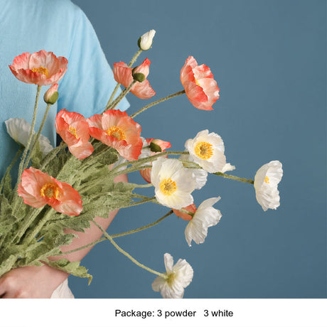 LIVETAI Serafina Lifelike Silk Camellia Flower Arrangement Decor from LIVETAI
