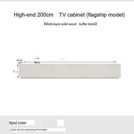KOCU HOME Santiago Elegant Custom Solid Wood TV Cabinet from KOCU HOME