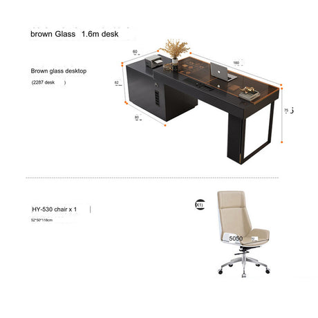 QUANMU Rhiannon Luxurious High-Level Sensory Corner Desk from QUANMU