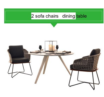 RATTAN SPACE Isidora Waterproof Comfort Lounge Chair from RATTAN SPACE