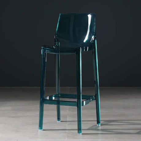 ABOUT WHITE Yamanashi Sleek Transparent Bar Chair from ABOUT WHITE