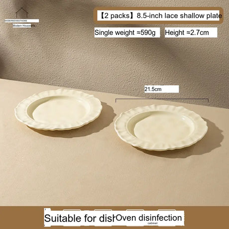MH Isolde Chic Elegant Dinner Plate Tableware from MH