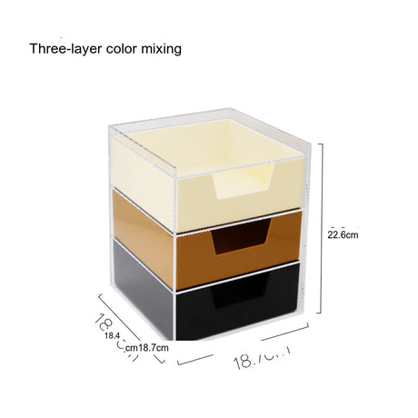 EPIUS Aranauka Stylish Acrylic Multi-Layer Storage Box from EPIUS