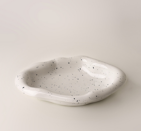 NICEMOON Ava Silver Fruit Dinner Plate from NICEMOON