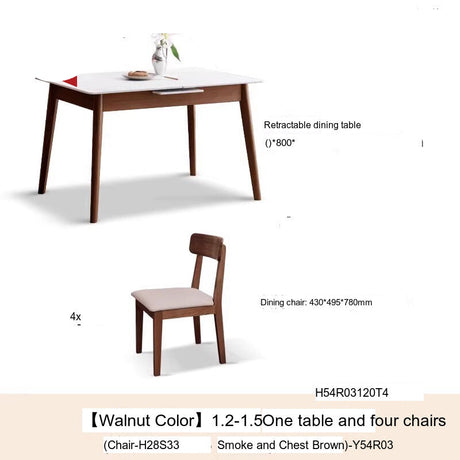 GENJI Hiroshi Solid Wood Folding Dining Table from GENJI