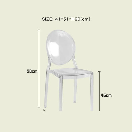 LAZYSPACE Leo Acrylic Coffee Chair from LAZYSPACE