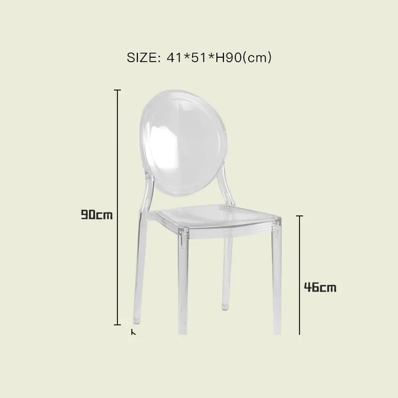 LAZYSPACE Leo Acrylic Coffee Chair from LAZYSPACE