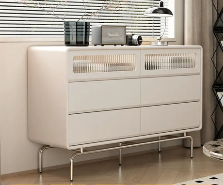 LINYUE Juliette French Multi-Drawer Bed End Cabinet from LINYUE