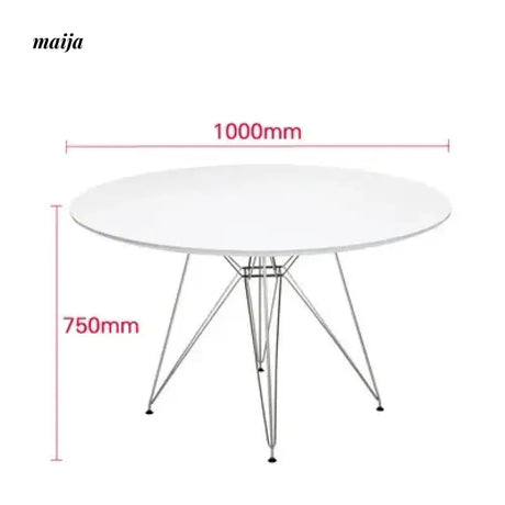 MIKA Nordic Minimalist Round Dining Table from MIKA