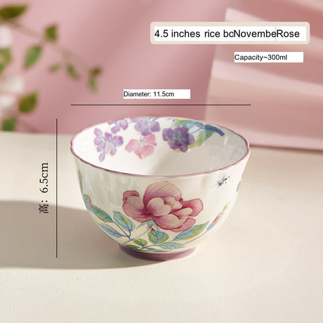 MOSE Twelve Flower Rice Bowl from MOSE