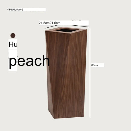 FIRST CLASS CARPENTER Ylva Elegant Rustic Design Garbage Can from FIRST CLASS CARPENTER