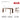 QUANMU Santiago Elegant Solid-Wood Rectangular Dining Table from QUANMU