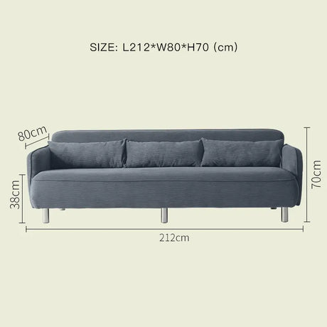 LAZYSPACE Nora Nordic Fabric Sofa from LAZYSPACE