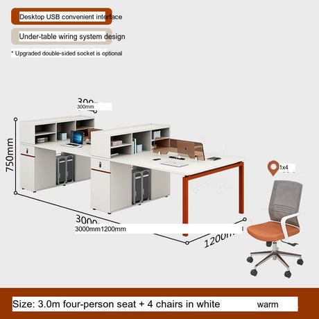 MUTINI Calypso Minimalist Ergonomic Office Desk Set from MUTINI