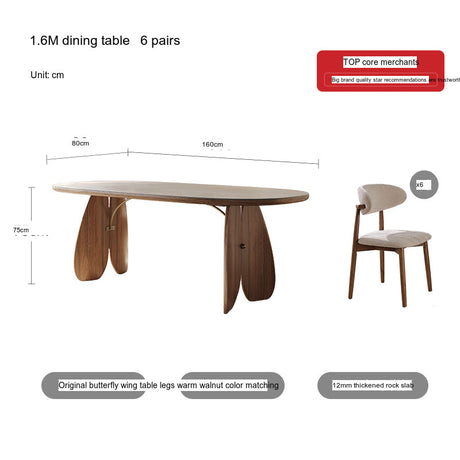 QUANMU Isolde Elegant Solid Wood Dining Set from QUANMU