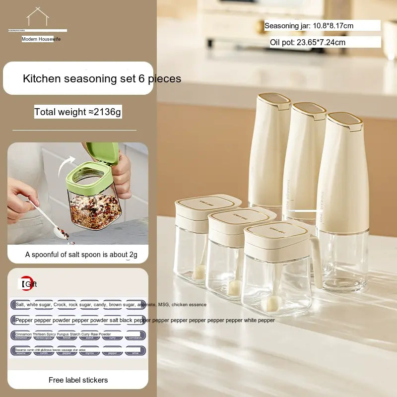 MH Valencia Sophia Elegant Kitchen Set Seasoning Pots from MH