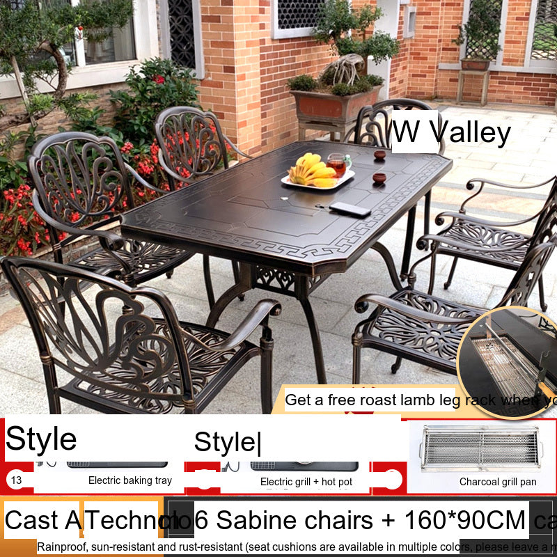 MOJIA Theron Multi-Functional Electric BBQ Table for Stylish Outdoors from MOJIA